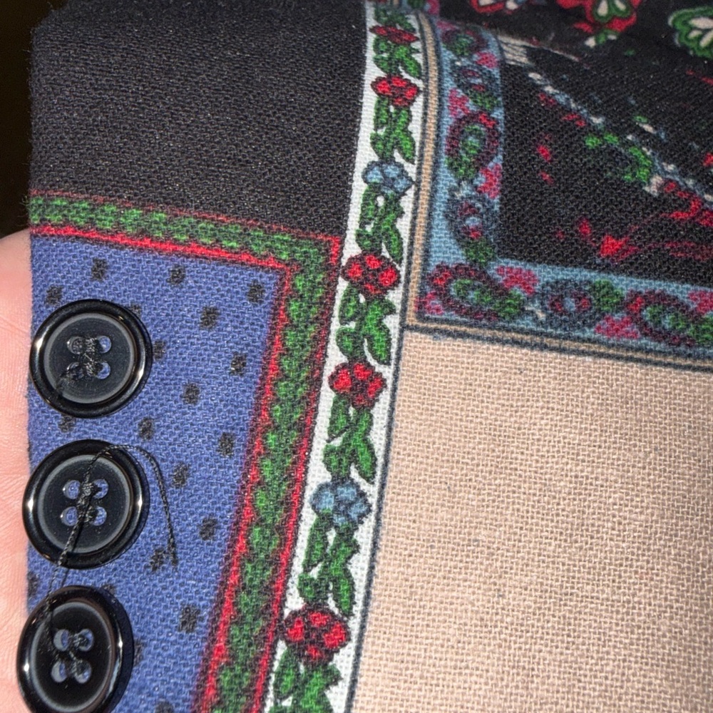 Vintage Patchwork Blazer Jacket | Boho Quilted St… - image 3